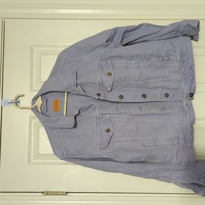 Lavender denim jacket